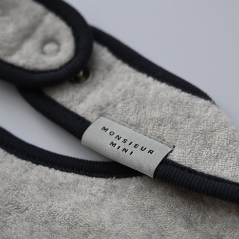 Terry Bib - Light grey