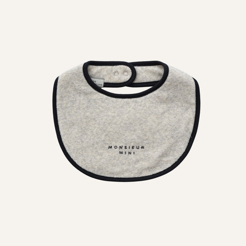Terry Bib - Light grey