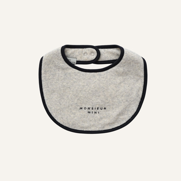 Terry Bib - Light grey