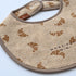 Terry Bib - Brown croissant