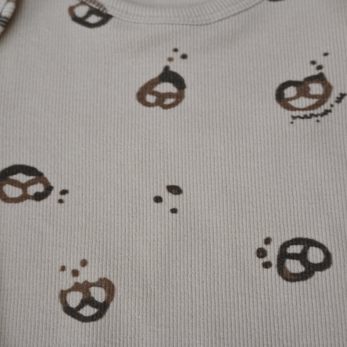 Rib Long Sleeve Tee - Pretzel