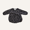 Croissant Sweat Romper - Charcoal