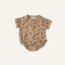 Croissant terry romper - Brown