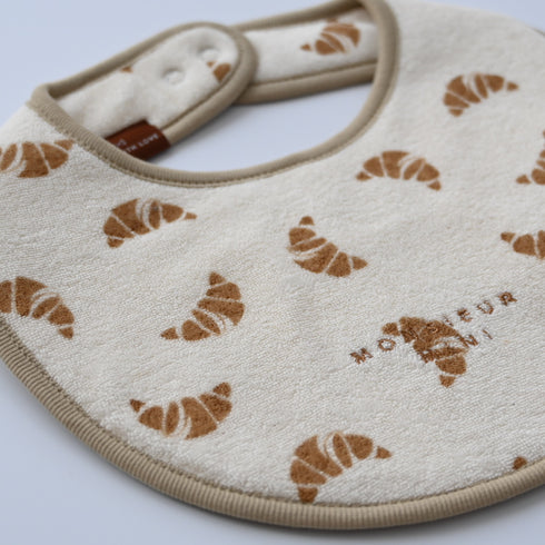 Terry Bib - Cream croissant