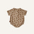 Croissant terry romper - Brown