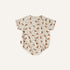 Croissant terry romper - Cream