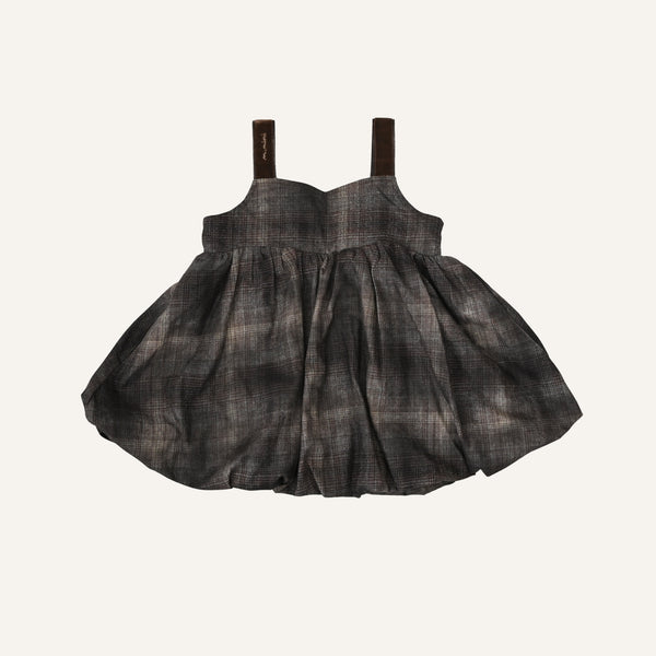 Check Balloon Dress