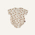 Croissant terry romper - Cream