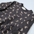 Croissant Sweat Romper - Charcoal