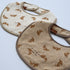 Terry Bib - Brown croissant