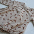 Croissant Sweat Romper - Beige