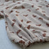 Croissant Sweat Romper - Beige