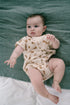 Croissant terry romper - Cream