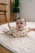 Croissant terry romper - Cream