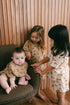 Croissant terry romper - Brown