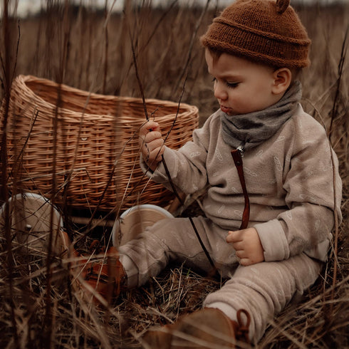 Terry leggings baguette beige