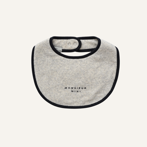 Terry Bib - Light grey
