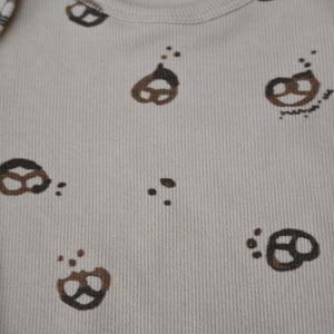 Rib Long Sleeve Tee - Pretzel