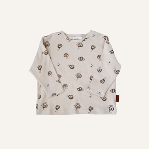 Rib Long Sleeve Tee - Pretzel