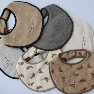 Terry Bib - Light grey