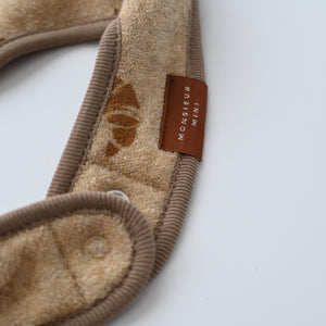 Terry Bib - Brown croissant
