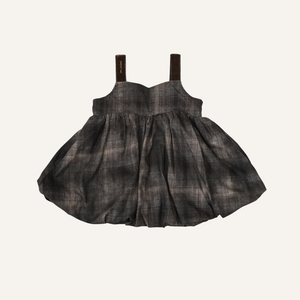 Check Balloon Dress