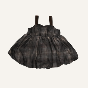 Check Balloon Dress