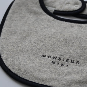 Terry Bib - Light grey